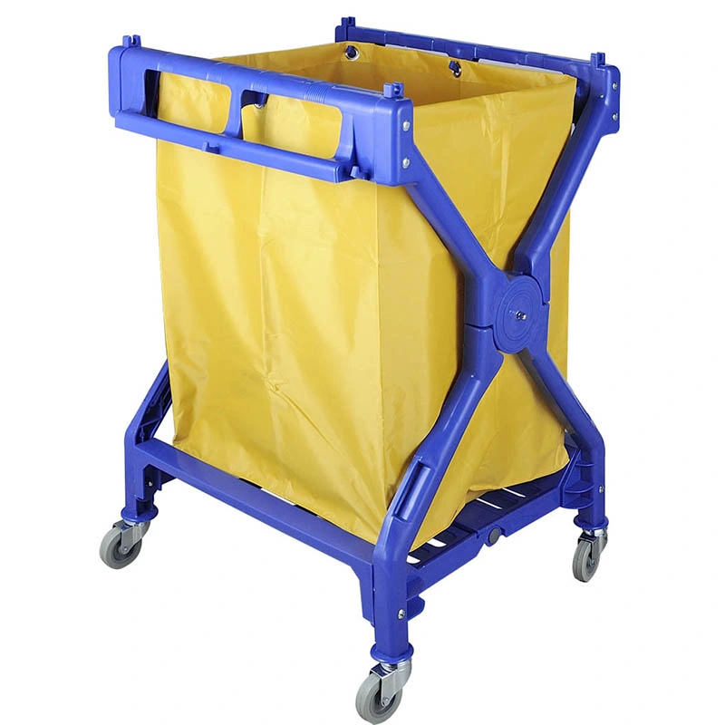 Reversible Moving Handle Tilt Truck Trolley Hotel Cleaning Cart