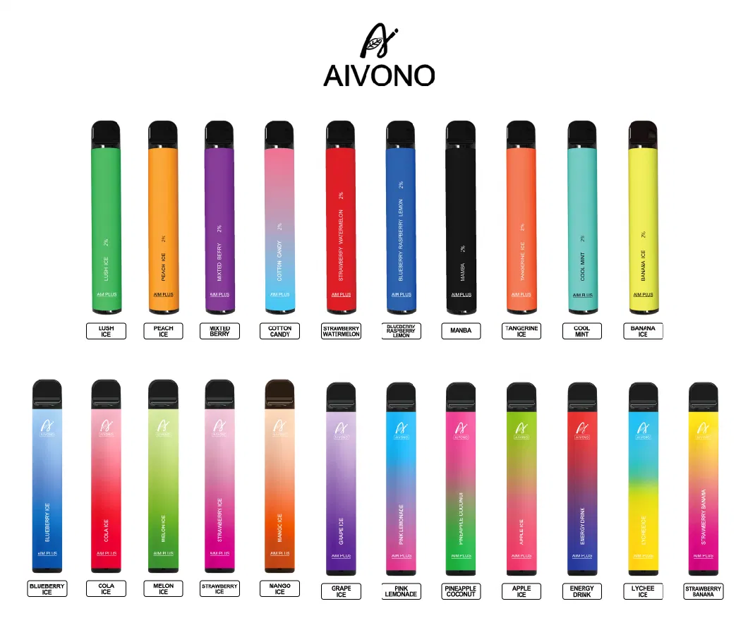 Aivono Disposable Vape 800 Puff XXL Vaper Pod with Variety of Fruit Flavors E Cigarette for Europe Vapor 2% for Vapeuk Germany Europe Ecigs