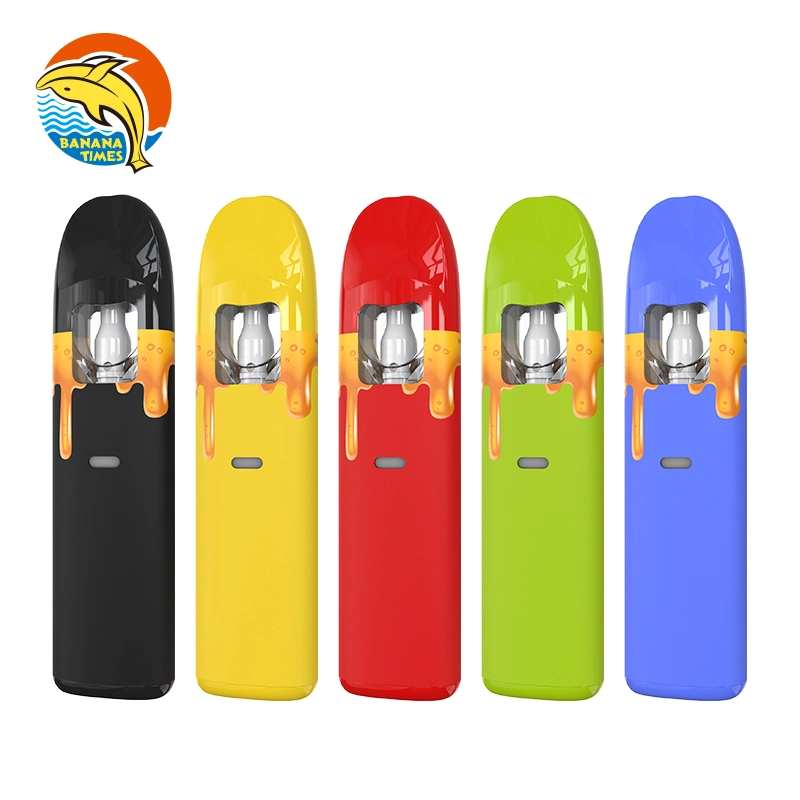 Us Super Hot Thick Oil 1ml Vape Pod 280mAh Rechargeable Pens with Custom Disposable Vape Case