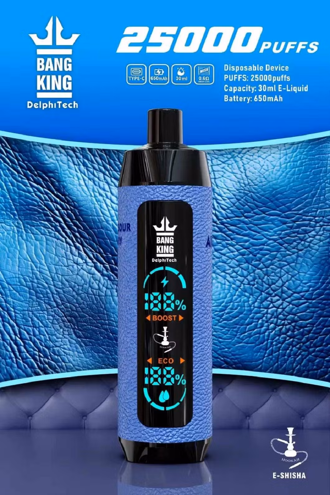 2024 New Disposable Pod Bang Box Vape Factory Vaper 25000 Puffs Rechargeable Electronic Cigarette Wholesale Puff Bar Dual Flavor Vaping 25K Online Shopping