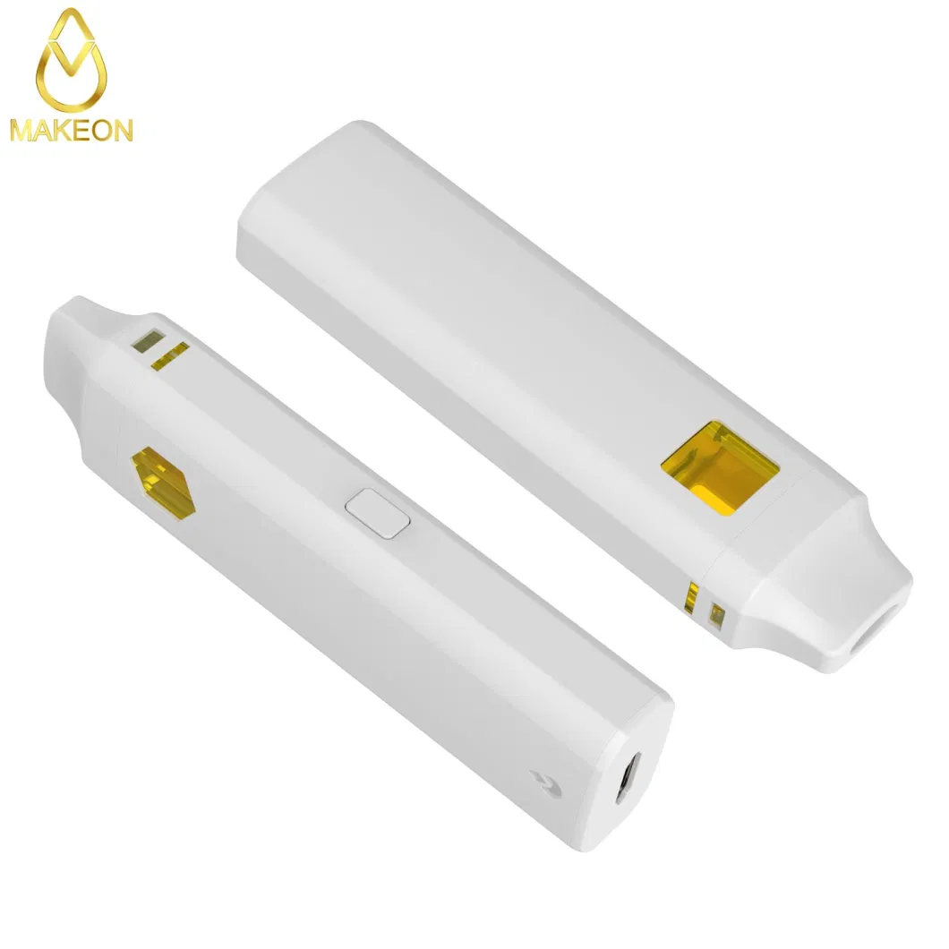 Makeon Duo 1.0/2.0ml Double Flacvor Customized Brand Logo OEM Design Live Resin Diamond Thick Oil Two Chambers Postless Bar Disposable E-Cigarette Vape