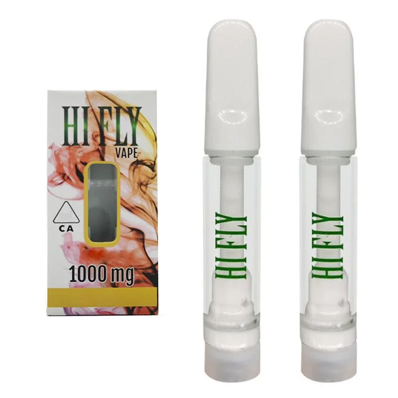 New Hi Fly Vape Cartridges Pod 0.8ml Hifly Atomizers 510 Thread Tank Thik Oil Full Ceramic Empty Carts with Retail Packaging Sticker