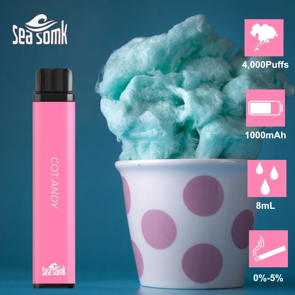 Seasomk Best Flavors Vape 4000 Puffs Disposable Vape Fast Delivery Vaporizers Wholesale