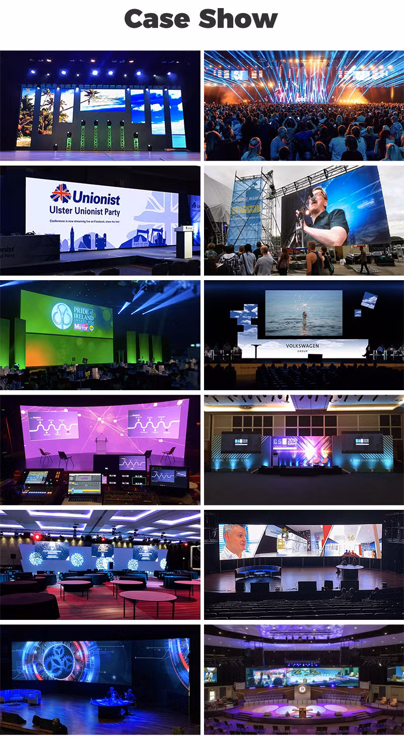 Legidatech LED P4.81 Outdoor Stage LED Display Never Go Black 4500CD LED Wall Screens