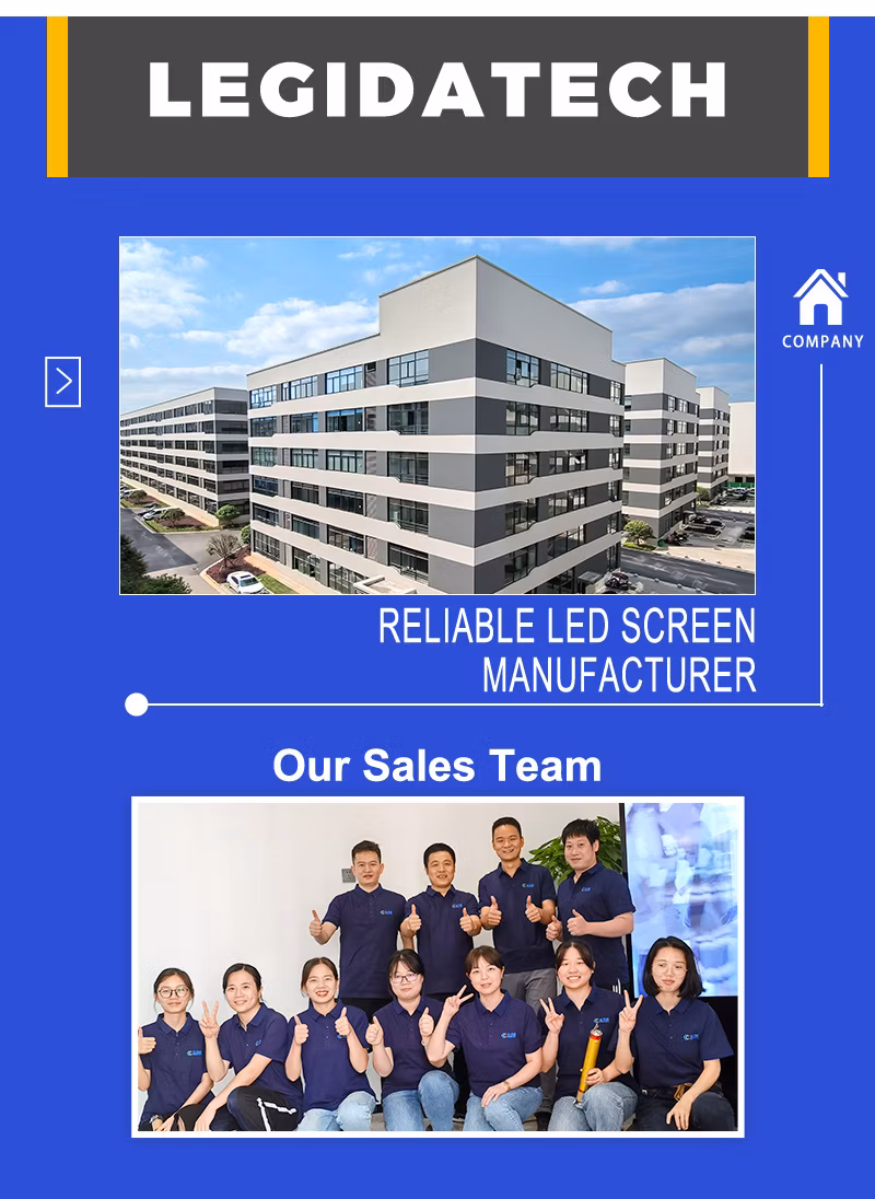 Legidatech LED P4.81 Outdoor Stage LED Display Never Go Black 4500CD LED Wall Screens