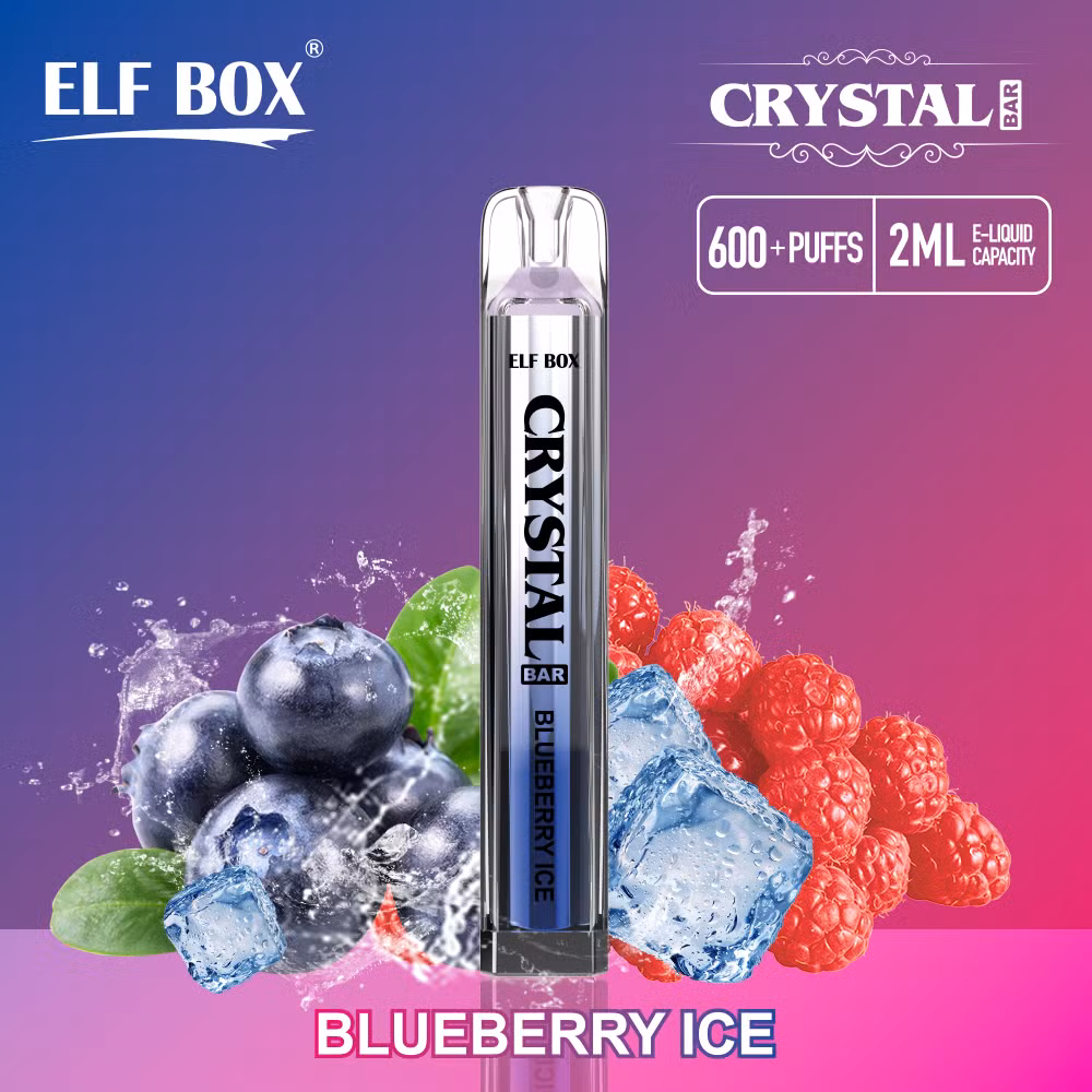 Crystal Elf Box 600 Puff Disposable Vape Pod Device E-Cigarette Disposable Mini Vape Bar