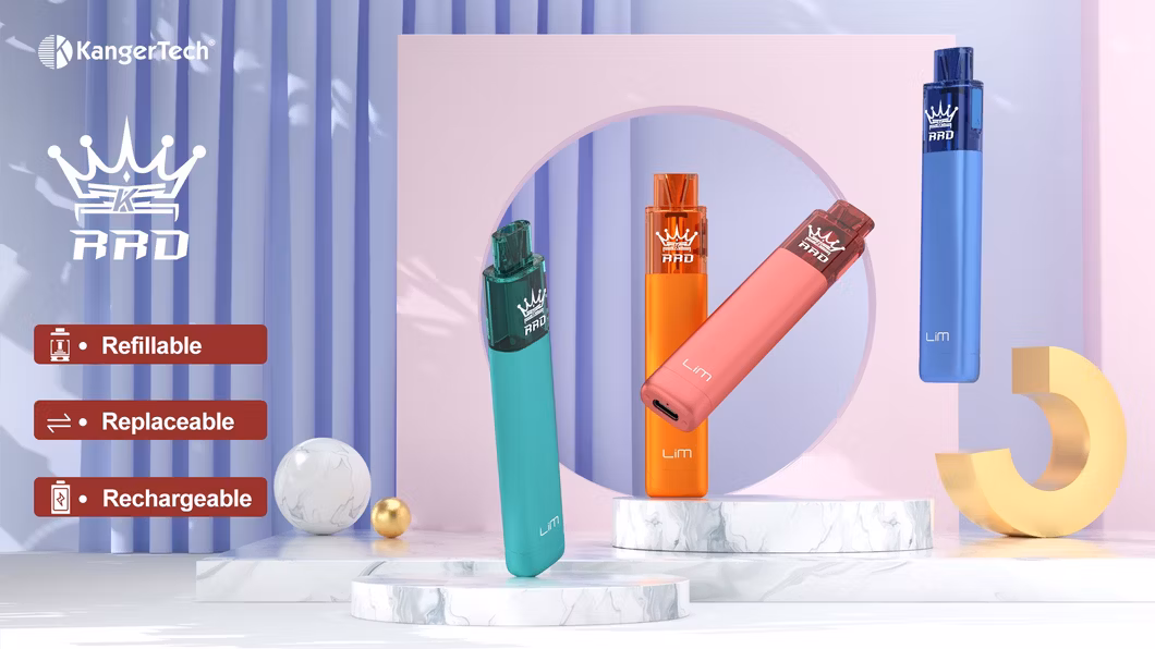 UK Popular Selling Brand Knagertech Wholesale Refillable Pod Kangertech Lim Vape Pod with Tpd 2ml Vaping