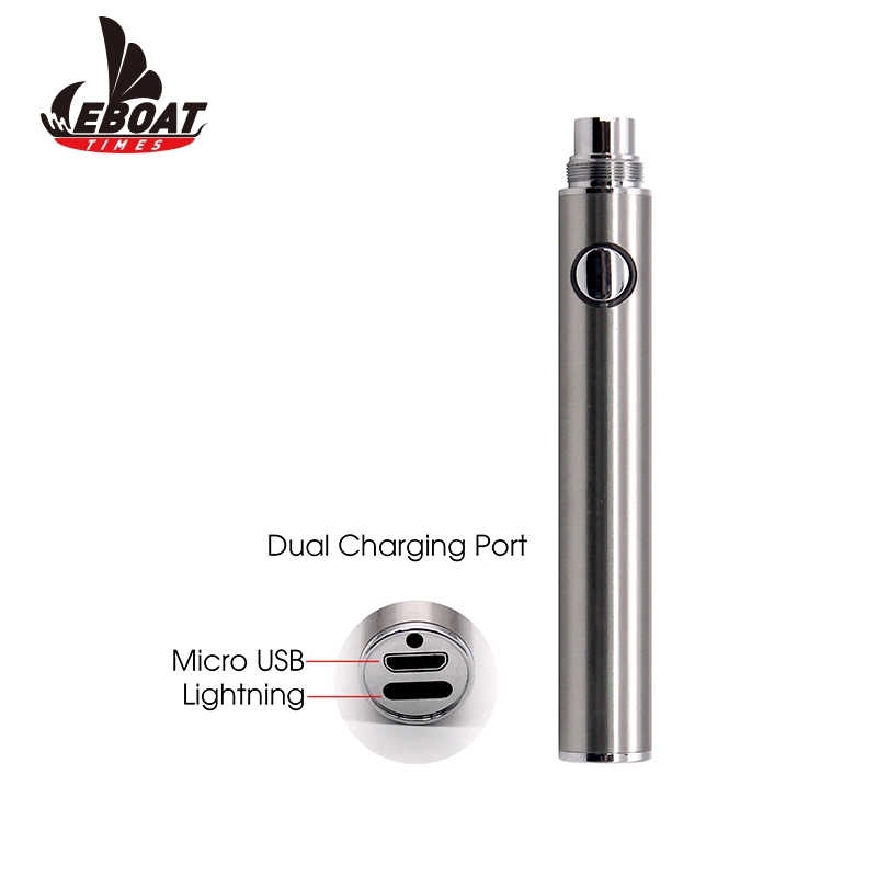 Dual Charging Options 400mAh 650mAh Vaporizer Vape Pen Battery