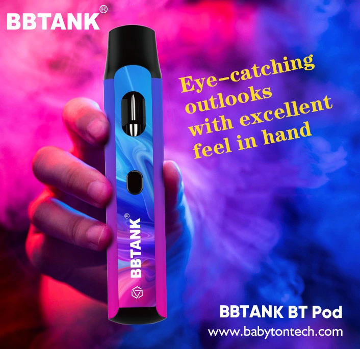 Bbtank in Pod 2ml Disposable Oil Vaporizer Preheat Vape Pen 2g Rechargeable Vapes 2ml Vape Starter Kit