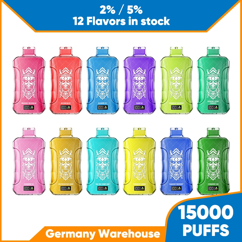 EU Warehouse Fast Delivery Free Shipping High Quality Nicotine 15000 Puffs Disposable Vape