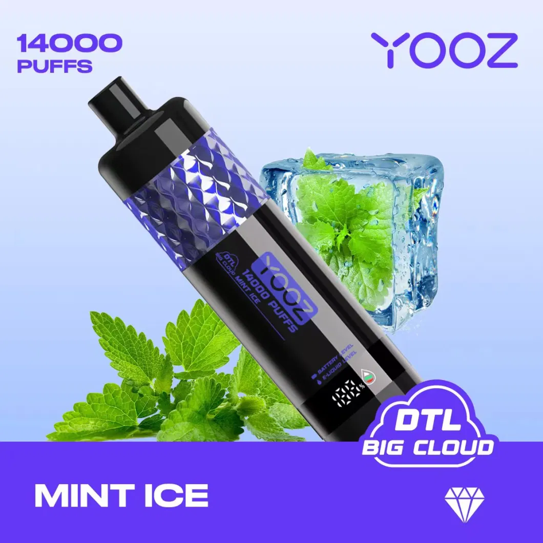 Yooz 14000 Puff Zbood Customized Logo Package Foggy Logo Custom Micko Space E Juice Vuse Go Billow Sigara Disposable Vape