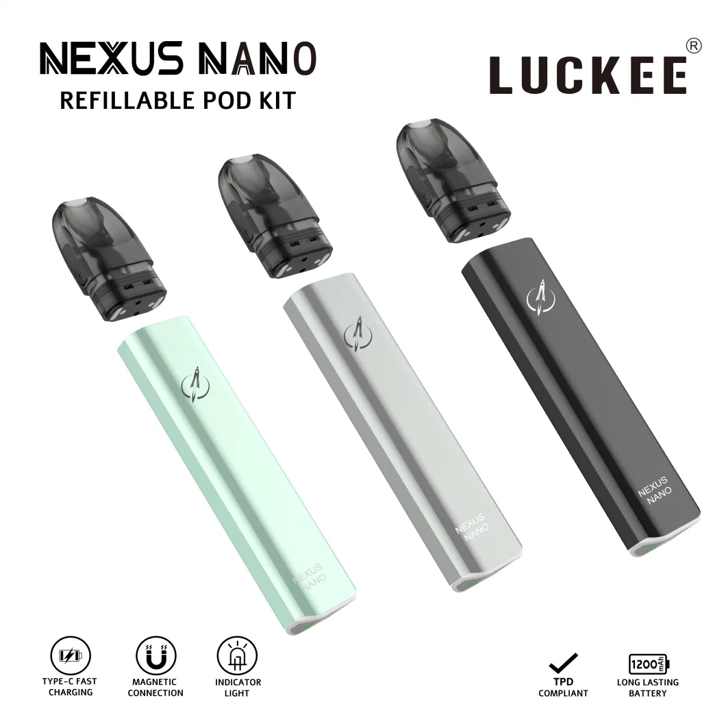 Luckee Vape Refillable Vape Match as Ova Pod Ecigarette Cartridges Wholesale Smoking Vaporizer