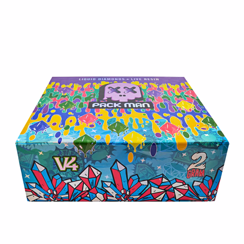 Packman 2g V4 Disposables 2.0ml Rechargeable Vapes Pens with Screen Empty 320mAh Battery 10flavors