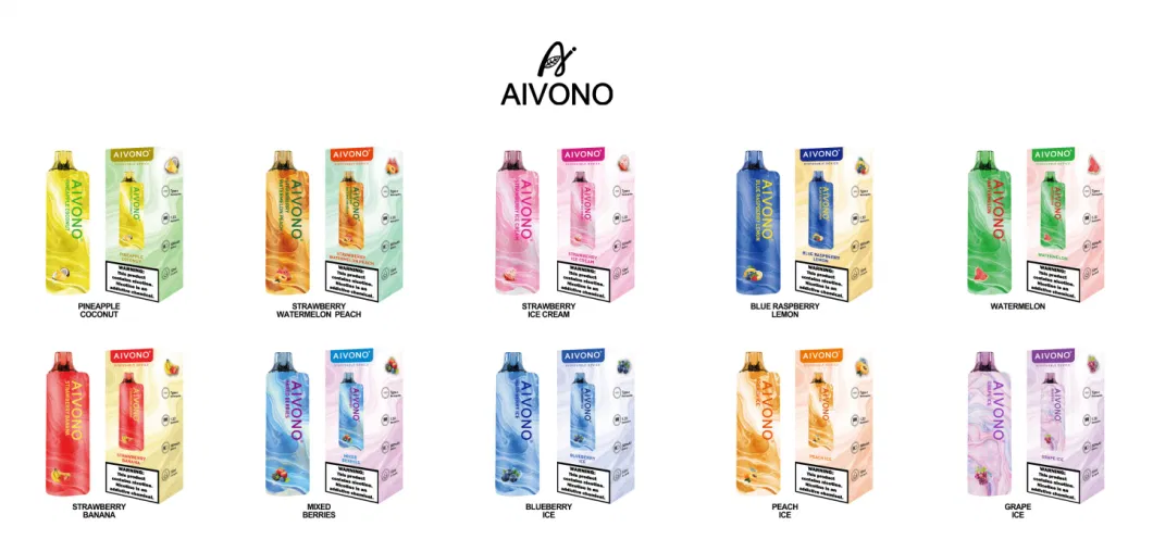 Hot Sale E Cigarette Aivono Lost Elf Mary Mo5000 7000 Puffs Bar 0% 2% 5% Nic China Wholesale