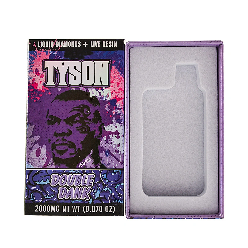 USA Stock Tyson 2g Disposable 200PCS/Lot Vape Pen Type C Charger Preheating 10 Flavors Digital Screen