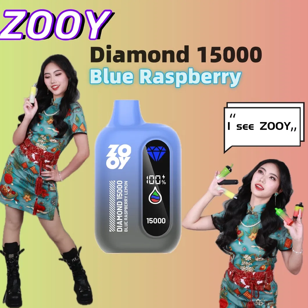 EU Warehouse Zooy Diamond 15000 Puffs 12000 Vapers Disposable Vape Pen E Cigarette Puff 15K Tornado Savage Vape with Display Screen Wholesale Cigarette