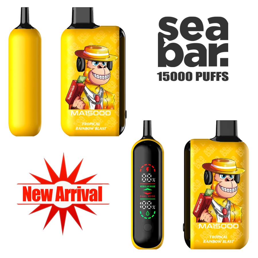 Popular Brand Seabar 15000puffs 15K Nicotine Rechargeable Disposable Vape Shops Near Me