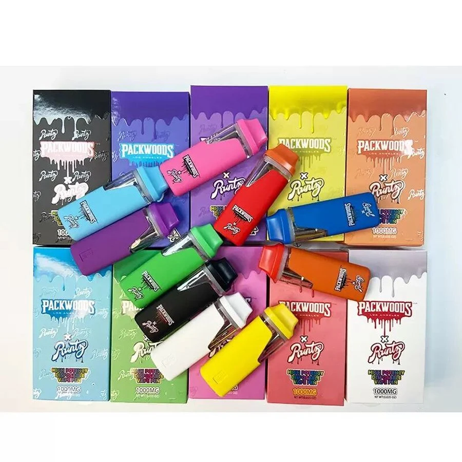 Wholesale Packwoods X Runtz Customize Vape Pen Cartridge Disposable Empty Cart