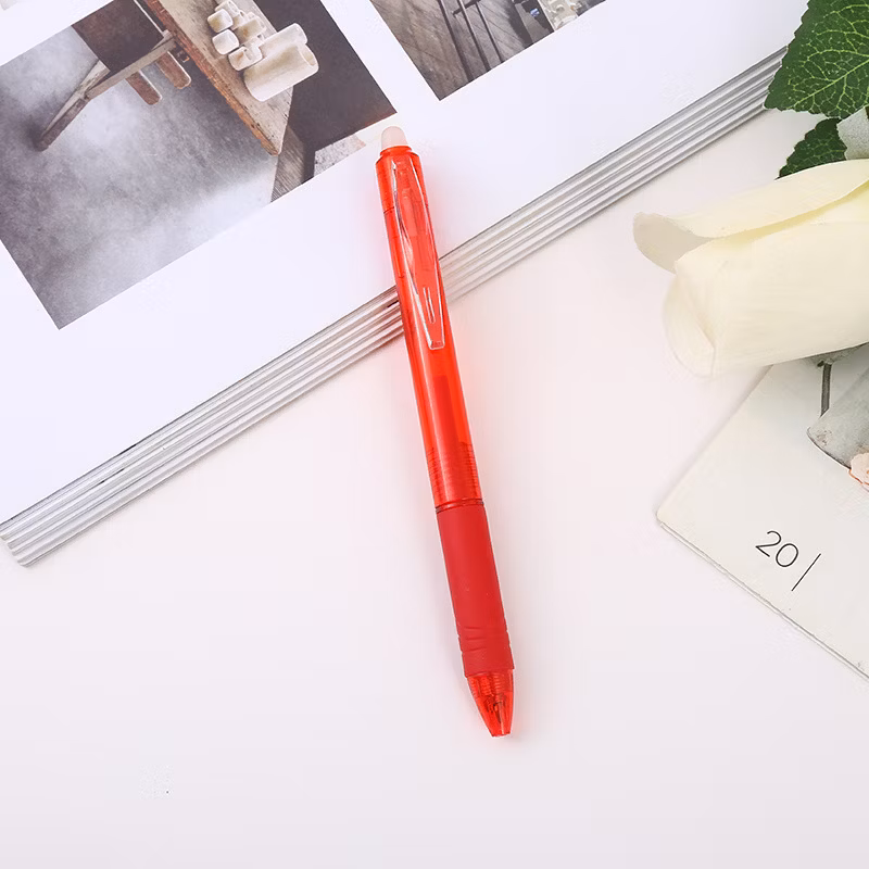 Push Action Erasable Gel Pen Multi-Color Erasable Bullet Tip Water Pen Office Stationery Press Type Thermal Erasable