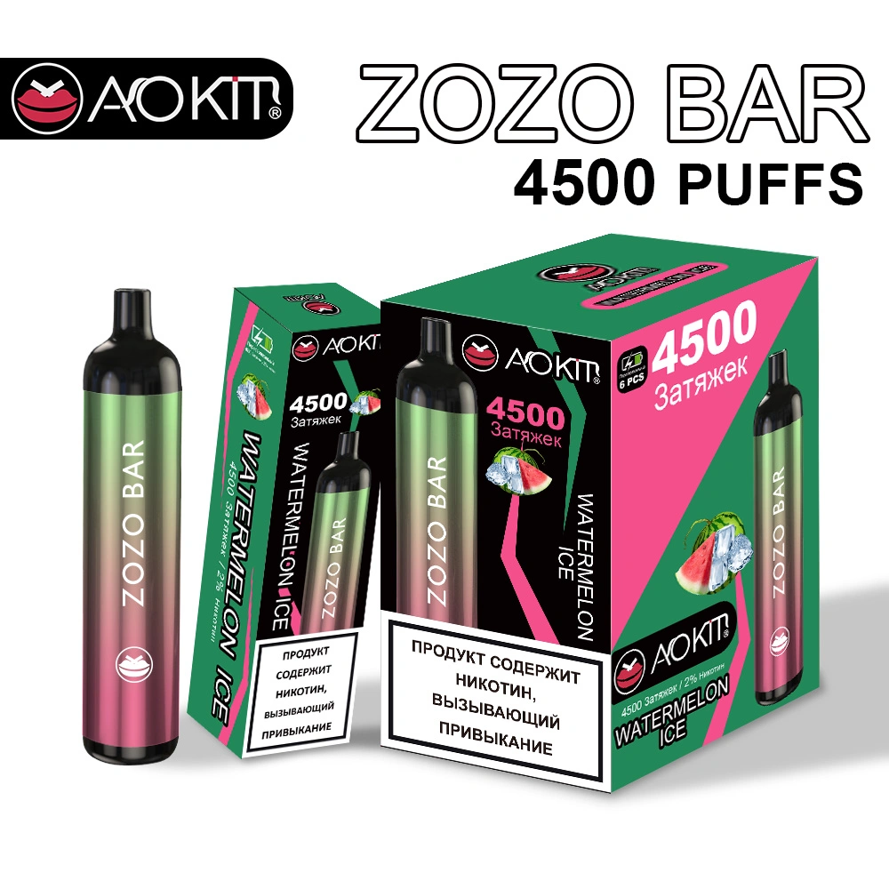 Wholesale Vaporizer Pot Hot Sell Factory Zozo Bar 4500 Puff Rechargeable Disposable Vape