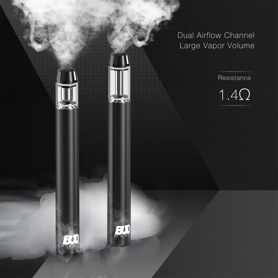 1g 0.5ml Glass Vaporizer Cartridge Rechargeable 550mAh Battery Ceramic Disposable Vape Pen