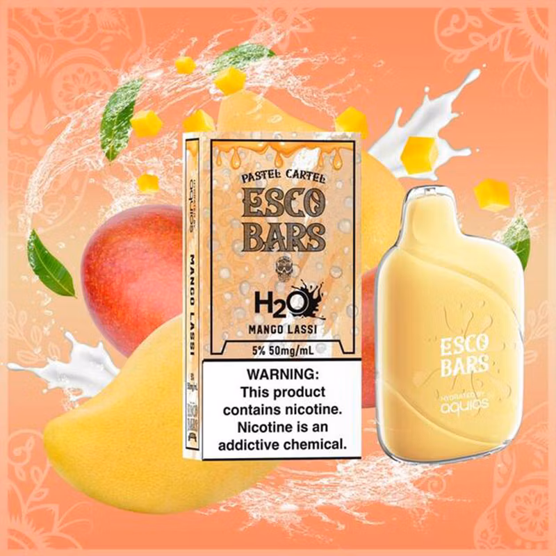 Wholesale Esco Bar H2O 6000 Puffs Rechargeable Vapes Disposable Pen E Cigarette 5% Vape Bars 15ml Mesh Coil Disposable Vape
