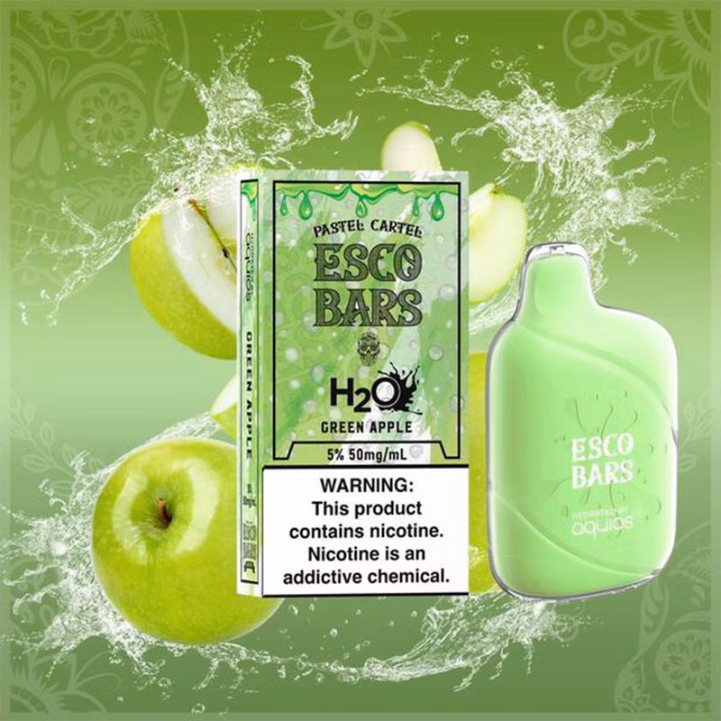 Wholesale Esco Bar H2O 6000 Puffs Rechargeable Vapes Disposable Pen E Cigarette 5% Vape Bars 15ml Mesh Coil Disposable Vape