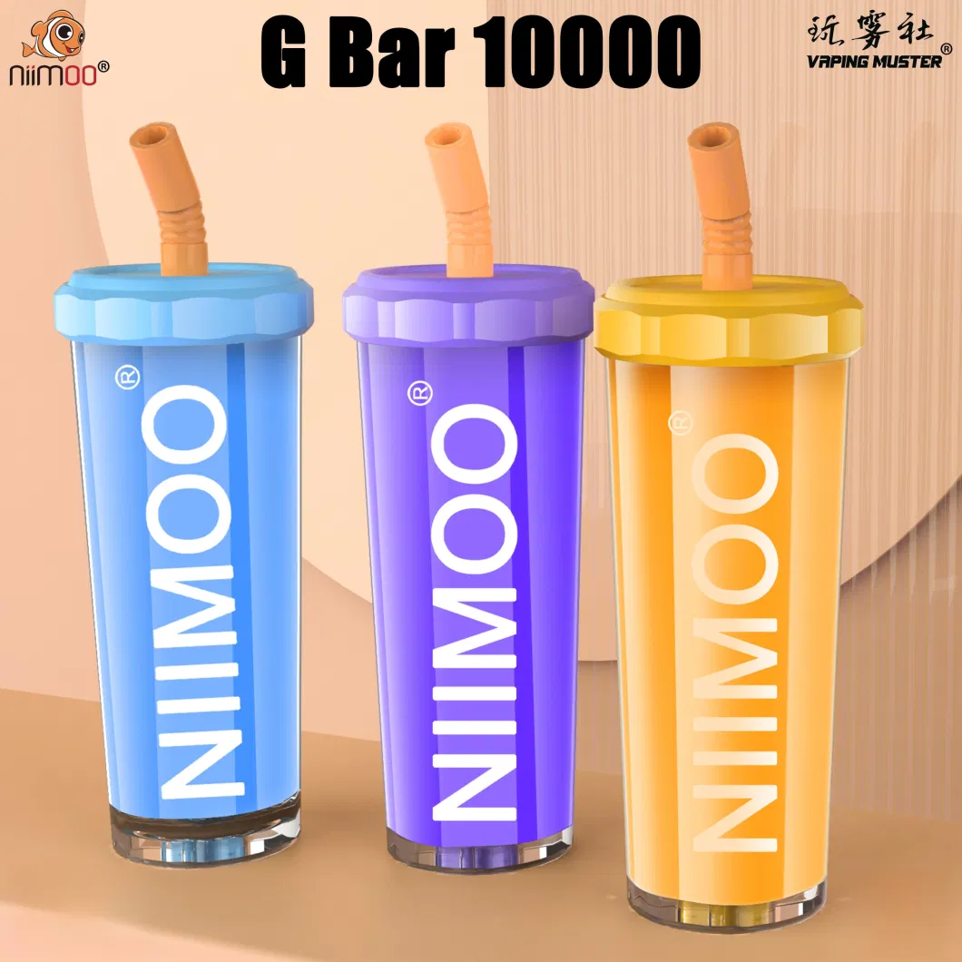 Niimoo New Arrival G Bar 10000 Puffs Plus OEM ODM Customized Disposable Vape Pen