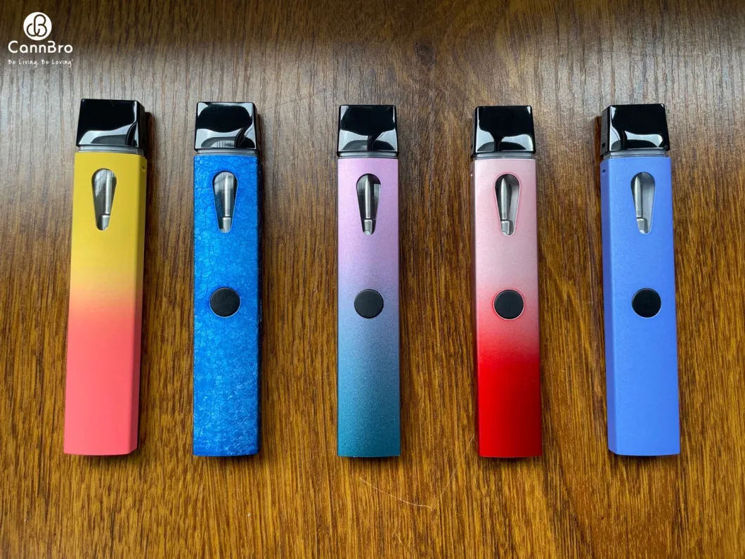 Cannbro 1g 2g 1ml 2ml Live Resin Rechargeable Vaporizer Wholesale I Vape Customization Ceramic Empty Device Factory White Label Hookah Price Disposable Vape Pen