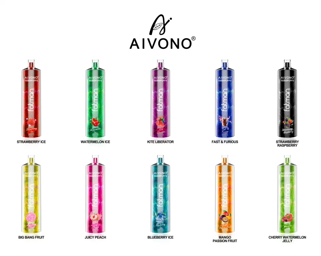 Wholesale Aivono Dlt Smoking Fatman Disposable Vape 15000 Puffs Nicotine E Liquid