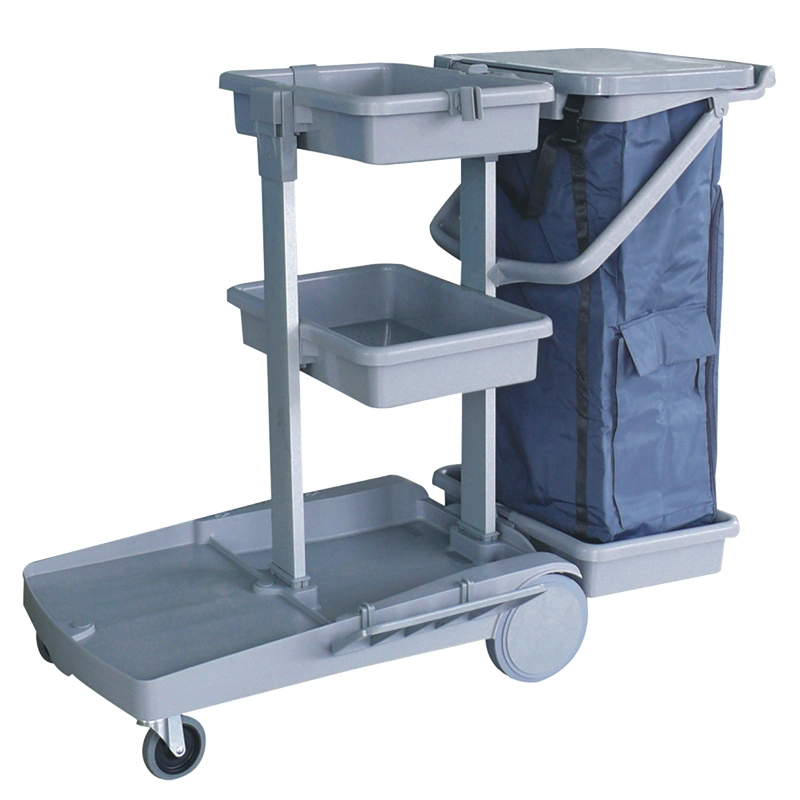 Janitor Cart, Cleaning Trolley Cart, Service Cart