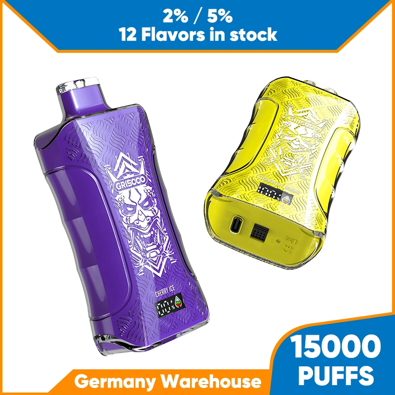 EU Warehouse Fast Delivery Free Shipping High Quality Nicotine 15000 Puffs Disposable Vape