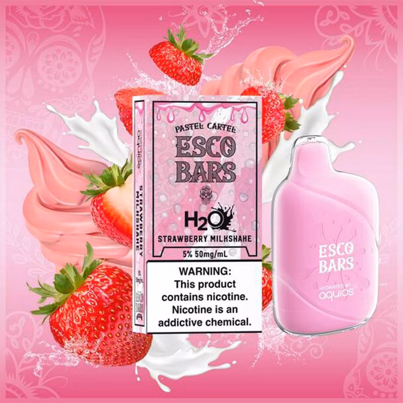 Wholesale Esco Bar H2O 6000 Puffs Rechargeable Vapes Disposable Pen E Cigarette 5% Vape Bars 15ml Mesh Coil Disposable Vape