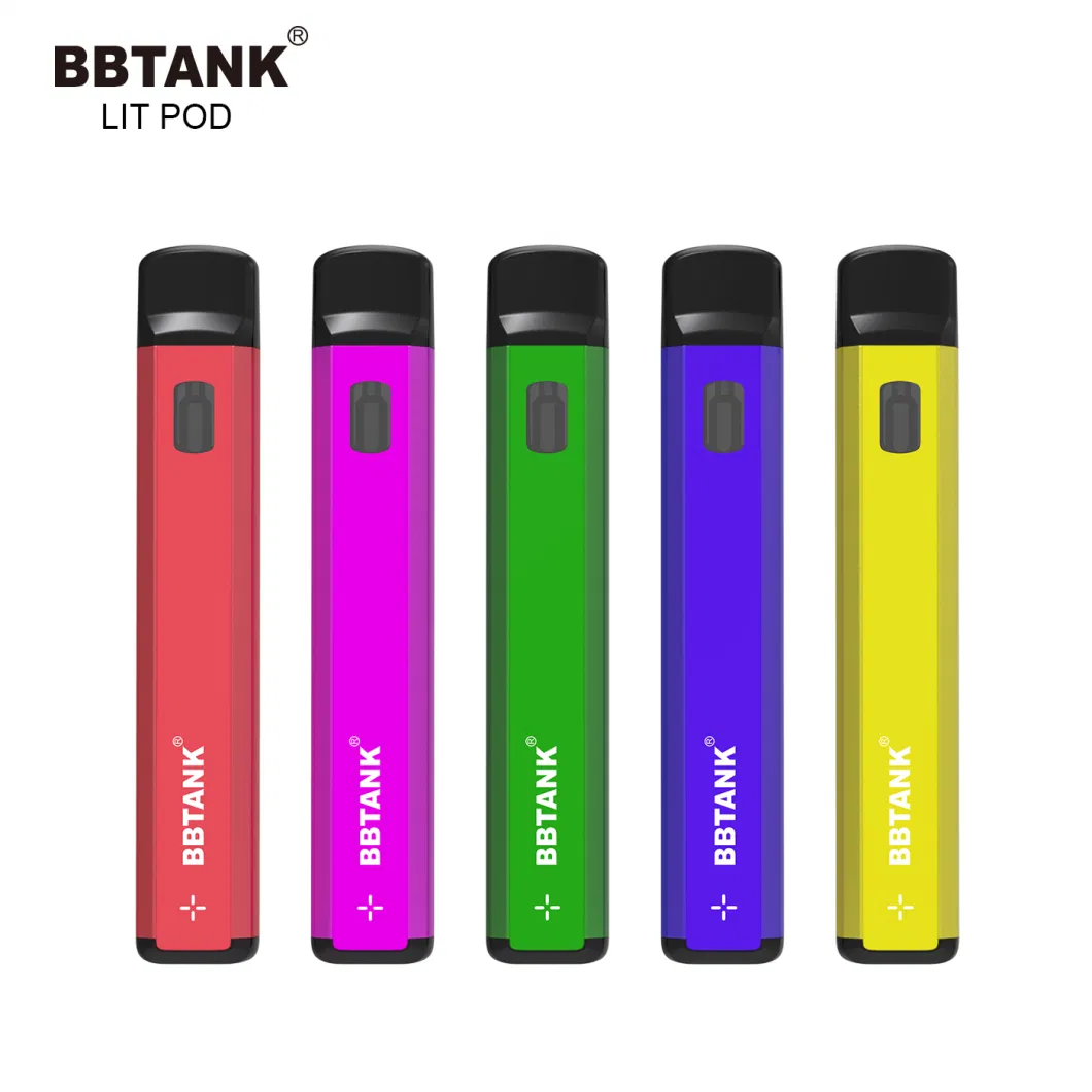 Bbtank in Pod 2ml Disposable Oil Vaporizer Preheat Vape Pen 2g Rechargeable Vapes 2ml Vape Starter Kit