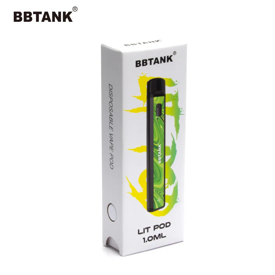 Bbtank in Pod 2ml Disposable Oil Vaporizer Preheat Vape Pen 2g Rechargeable Vapes 2ml Vape Starter Kit