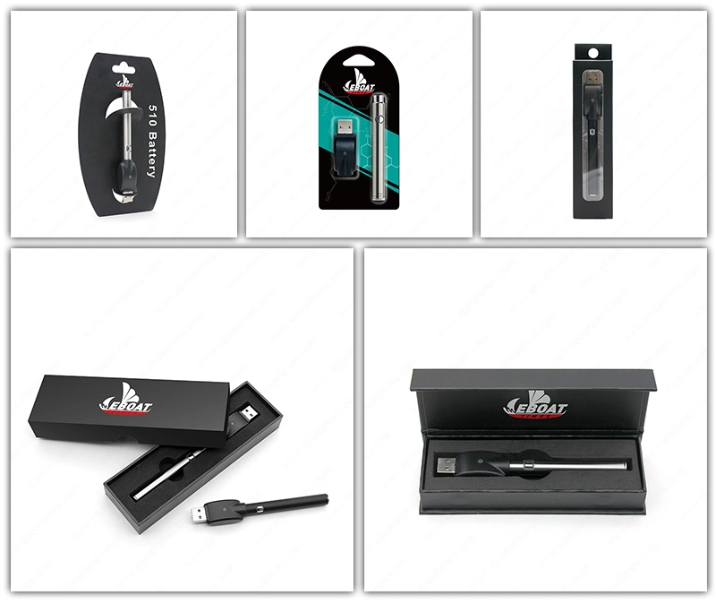 Dual Charging Options 400mAh 650mAh Vaporizer Vape Pen Battery