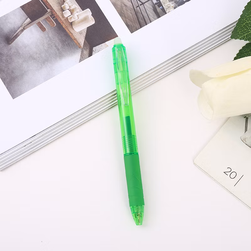 Push Action Erasable Gel Pen Multi-Color Erasable Bullet Tip Water Pen Office Stationery Press Type Thermal Erasable