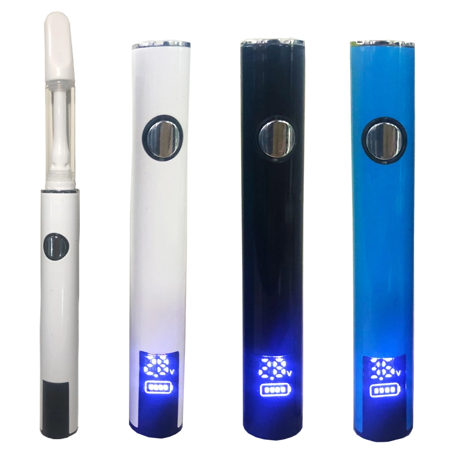 USA Stock 510 Thread Disposable Vape Carts 400mAh Rechargeable Digital LED Screen Adjustable Preheating Battery