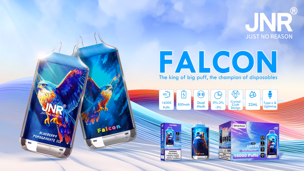 Jnr Falcon 16000 Puff Falcon 16K Puffs Ultimate Vaping Experience for Enthusiasts