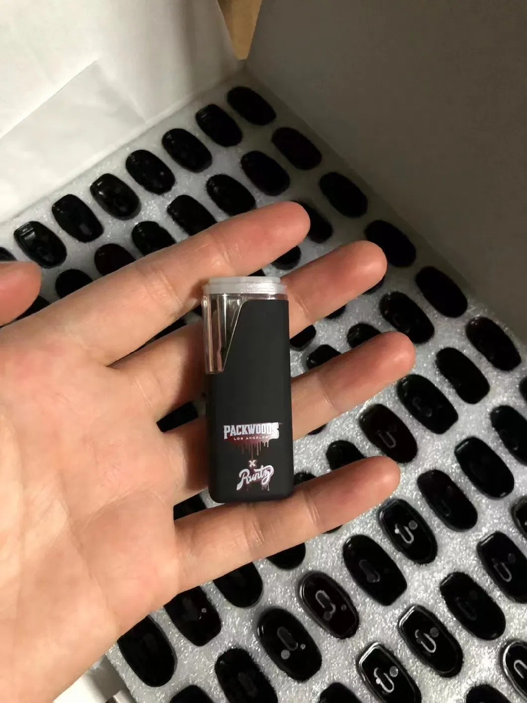 Packwoods X Runtz 1.0ml E Cigarettes Texture Pens 10 Flavors Available 380mAh Battery Disposable Vape Pens with Bottom USB Charger Rechargeable Device Pods