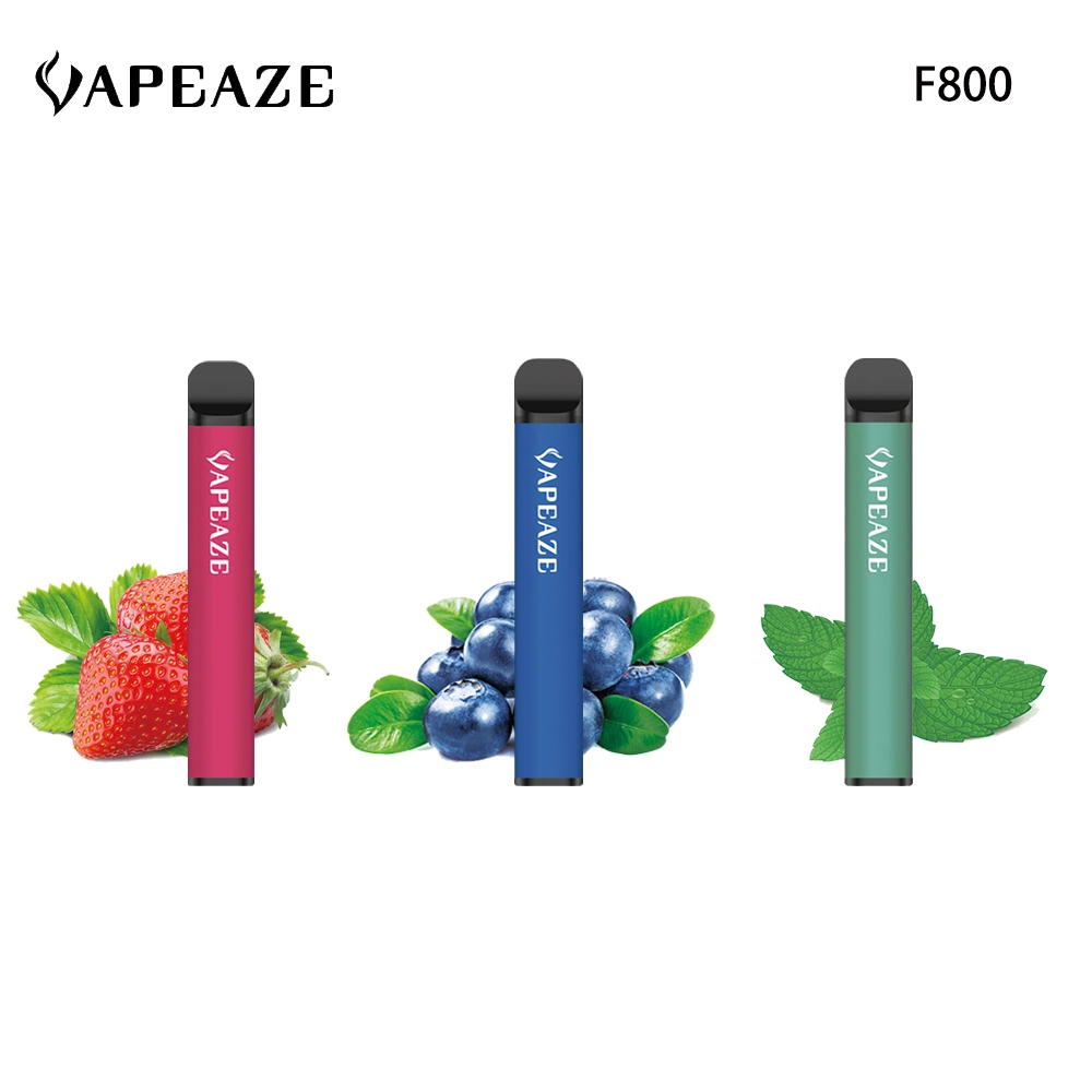 Vapeaze Wholesale Disposable Electronic Cigarette 0% Nicotine 600 800 Puff Elf Vape Bar