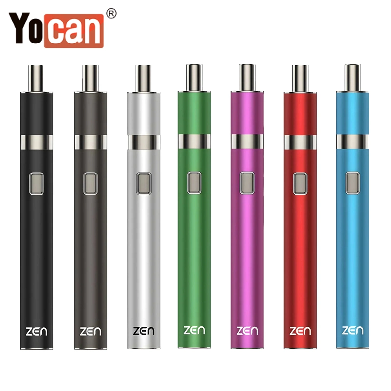 Yocan Flat Series Preheat Battery 350mAh 400mAh 650mAh 900mAh Adjustable Voltage Fit for 510 Thread Cartridge Vaporizer Pen