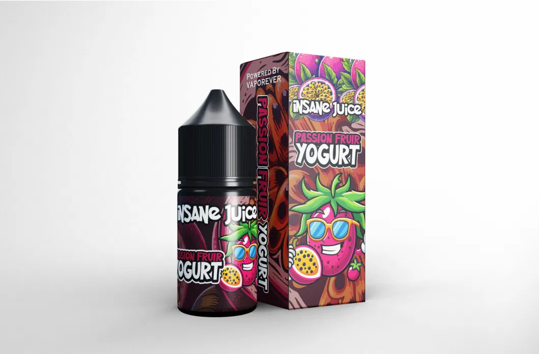 Passion Fruir Yogurt Flavor by Insane Juice Nicotine Salt E Juice E-Liquid Vape Vaping Nic Salt Juice for Vape Pod Electronic Cigarettes