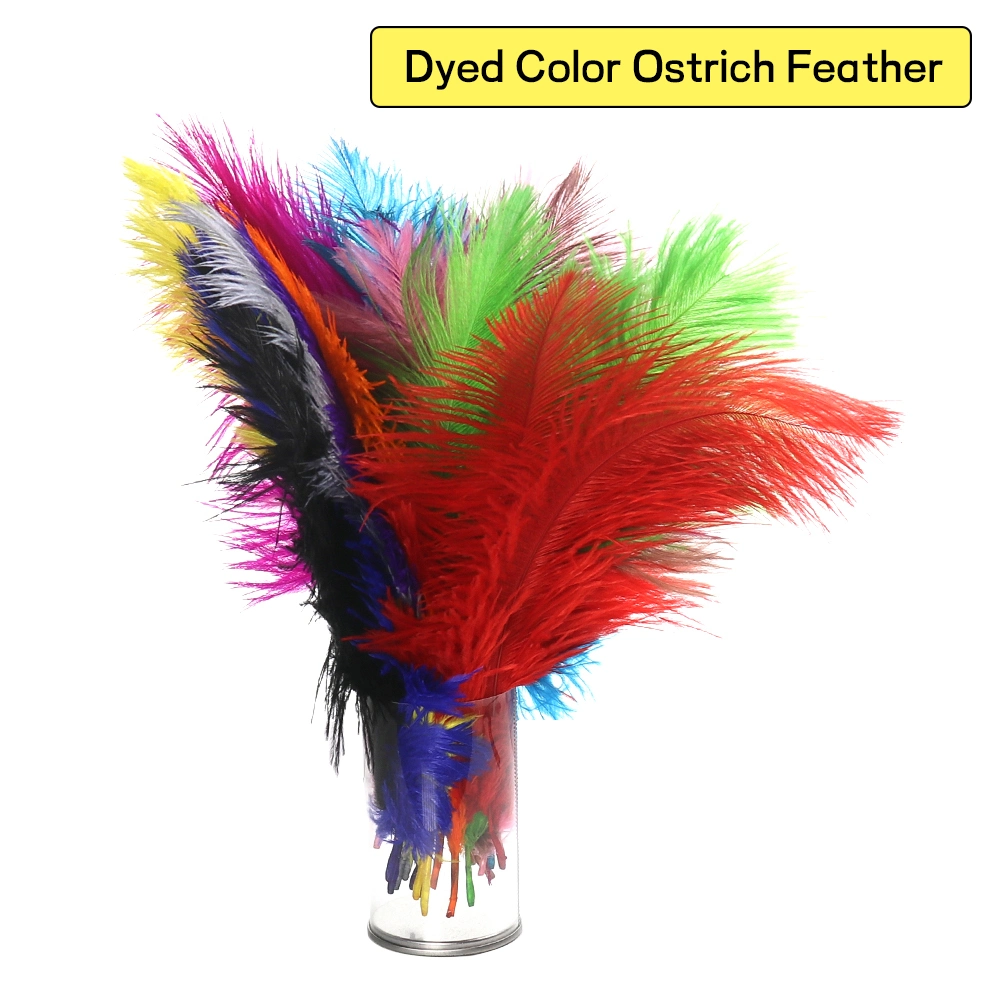 18-25cm Fly Tying Ostrich Feathers for Streamer Nymph Indicator Ostrich Herl Plume Fluffy Body Tying Materials