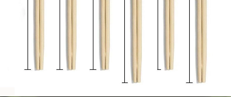 OPP Style Round Bamboo Chopsticks Disposable for Sale