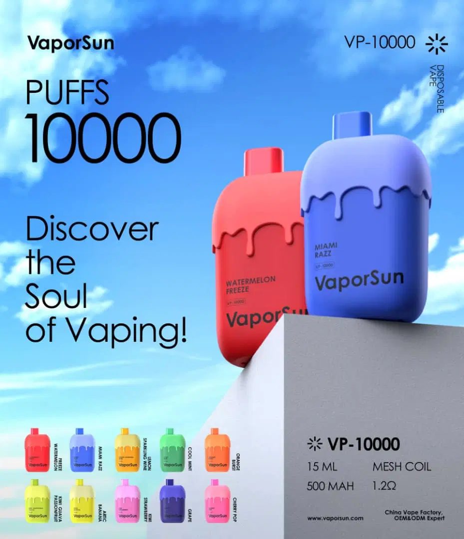 Vaporsun 10000 Puff I Savour Zbood Hot Selling Smokman LED Display Pastry 0%/2%5% Unique Nord Dispozable Vapes Disposable Vape