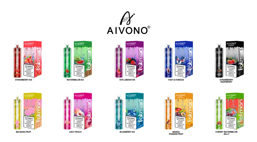 Wholesale Aivono Dlt Smoking Fatman Disposable Vape 15000 Puffs Nicotine E Liquid