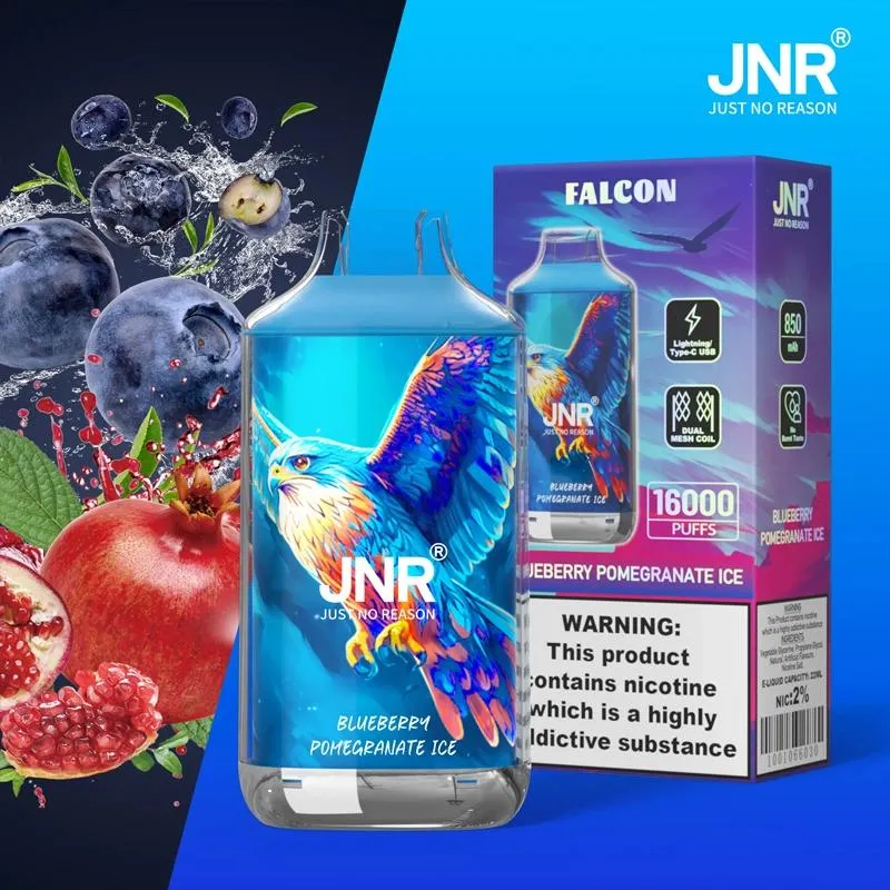 Jnr Falcon 16000 Puff Zbood New Released Vapeak Flavor Maze 2ml Werti Gtr Wave Desechables Disposable Vape