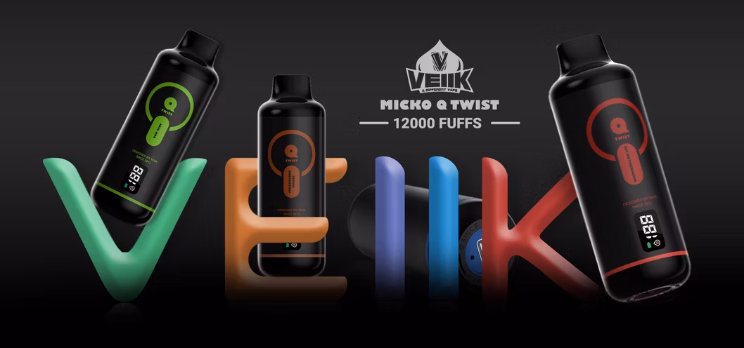 Veiik Micko Q Twist Portable 12K 12000 Puffs Elf Nasty Factory Vaper Wholesale I Empty Wape Shisha Hookah Bar Disposable Vape