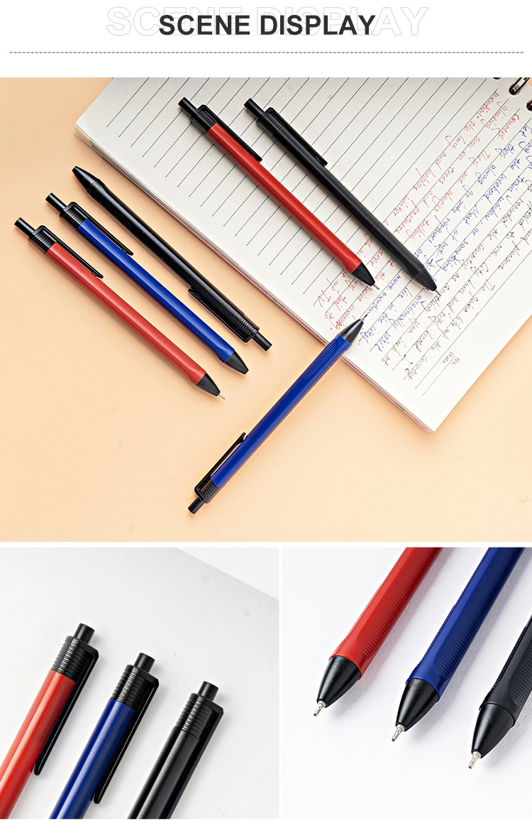 M&G Office Supply 0.7mm Tr3 Retractable Economic Semi-Gel Ballpoint Pen Black